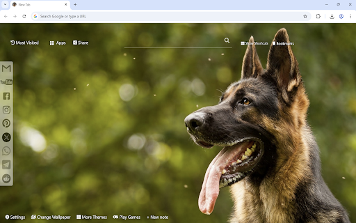 German Shepherd Wallpaper screenshot 1