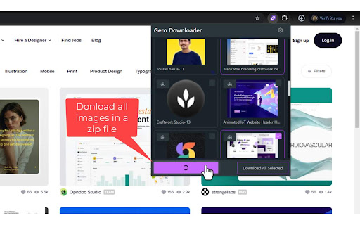 Gero downloader screenshot 1