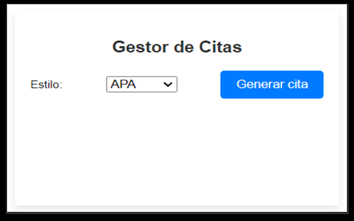 Gestor de Citas screenshot 1