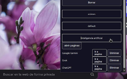 Gestor de URLs - Grupos de Páginas screenshot 1