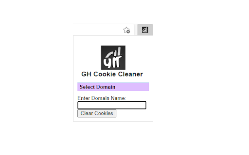 GH Cookie Clearer screenshot 1
