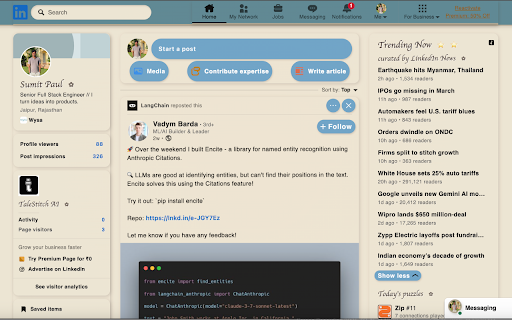 Ghib-linkedin screenshot 1