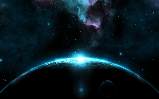 Giant Dark Blue Planet screenshot 1