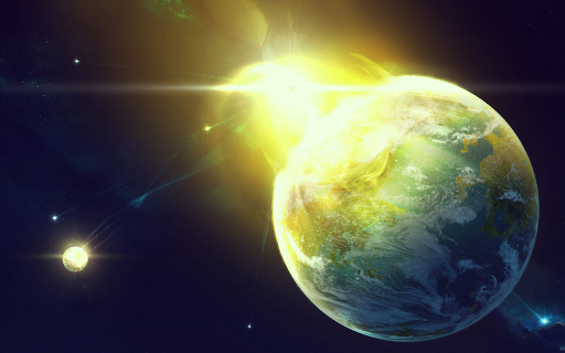 Giant Planet Yellow Light screenshot 1