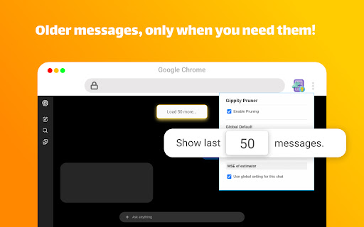 Gippity Pruner - fix long GPT chats screenshot 1