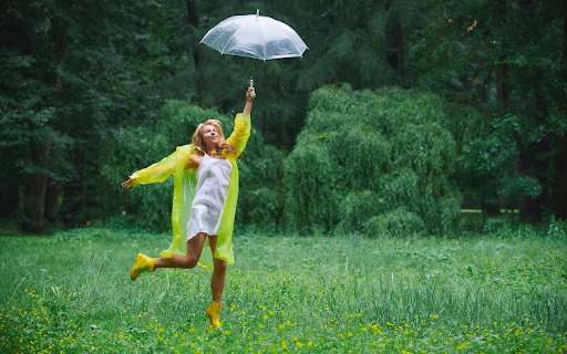 Girl and Umbrella screenshot 1