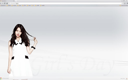 Girl's Day Yura Theme screenshot 1