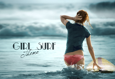 Girl Surf Theme screenshot 1