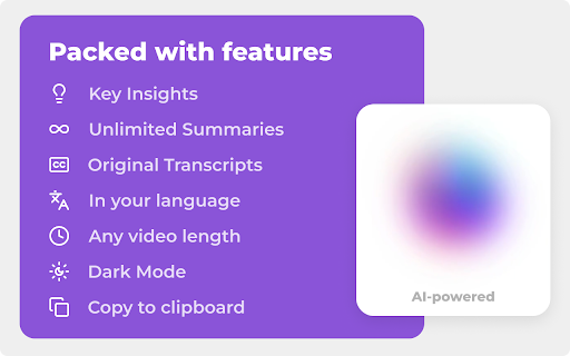 Gistly: YouTube AI Summary with ChatGPT screenshot 1