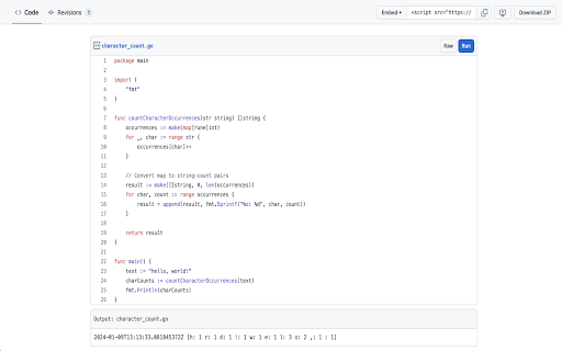 gistrunner screenshot 1
