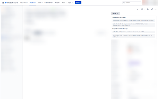 Git Helpers for Jira screenshot 1