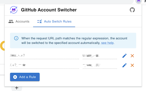 GitHub Account Switcher screenshot 1