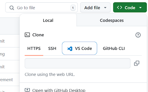 GitHub Clone with VS Code screenshot 1