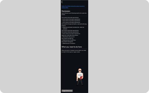 GitHub Helpers screenshot 1