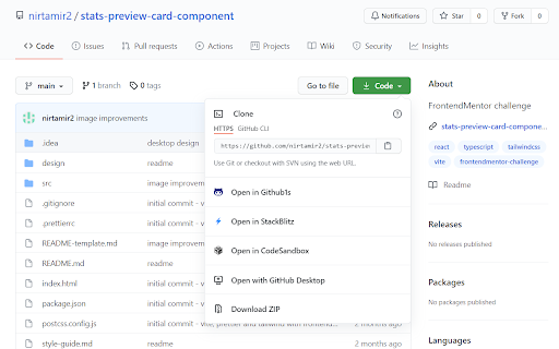 Github Open With screenshot 1