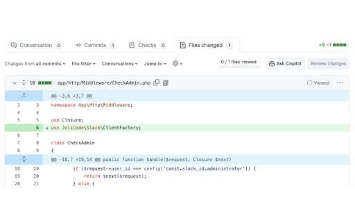 GitHub PR File Name Copy screenshot 1