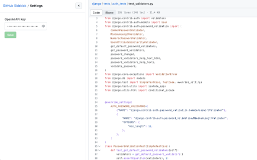 GitHub Sidekick screenshot 1
