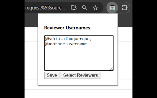 GitLab Reviewer Selector screenshot 1