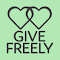 Give Freely: You Save, We Give, Charities Win logo