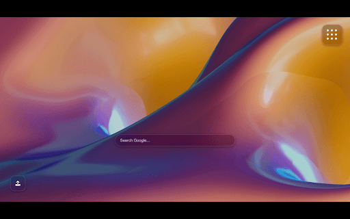 Glass newtab screenshot 1