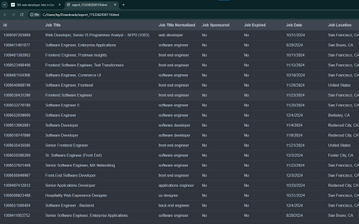 Glassdoor Scraper: Export Jobs, Companies, Reviews & more screenshot 1