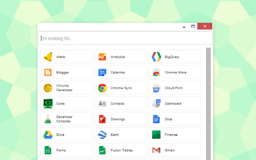 GLaunch - Panel screenshot 1