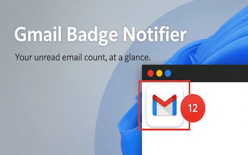 Gmail Badge Notifier screenshot 1
