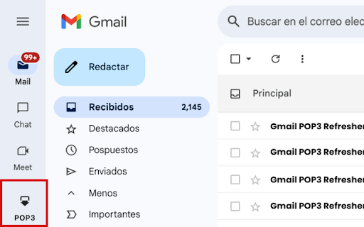 Gmail POP3 Refresher screenshot 1