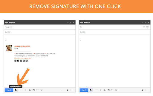 Gmail Signature Remover screenshot 1
