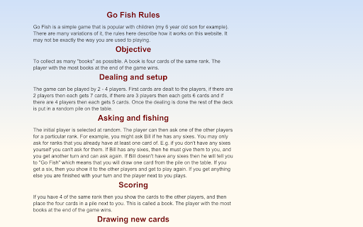 Go Fish screenshot 1
