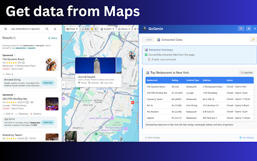 GoGenie - Web Scraping re-imagined with AI screenshot 1