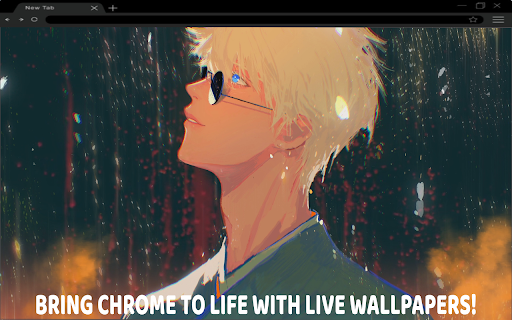 Gojo Satoru Eye Being Covered Jujutsu Kaisen Live Wallpaper screenshot 1