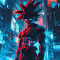Goku in Neon City Live Wallpaper logo