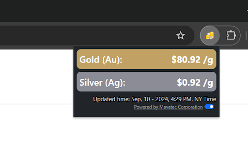 Gold and Silver Prices screenshot 1
