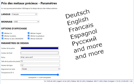 Gold Silver Platin Palladium Prices screenshot 1