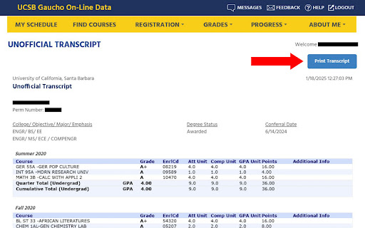 GOLD Transcript Printer screenshot 1