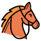Golden Brown Horse logo