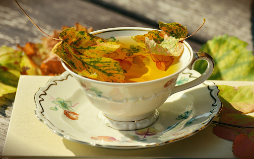 Golden tea cup screenshot 1