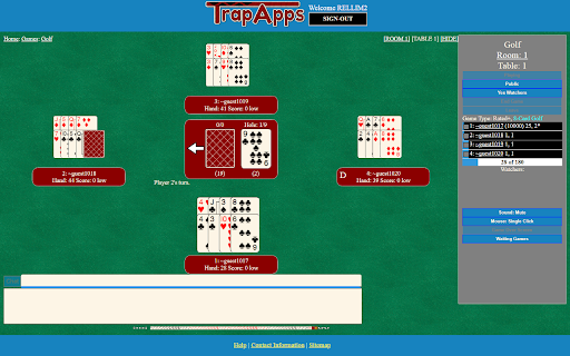 Golf (Cards) screenshot 1