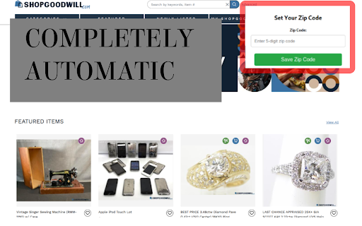 Goodwill Shipping Info screenshot 1