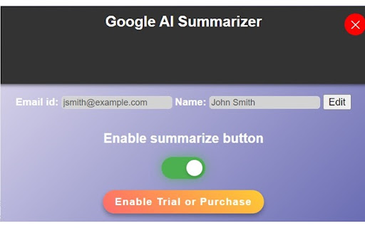 Google AI Summarizer screenshot 1