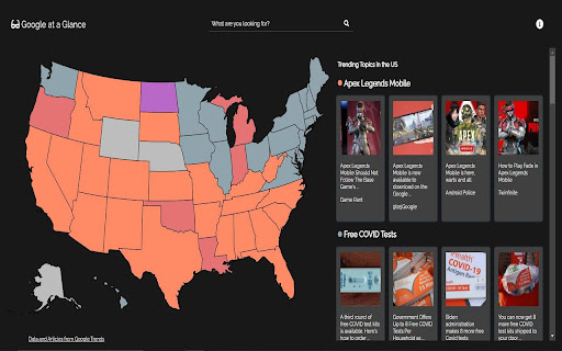 Google at a Glance screenshot 1