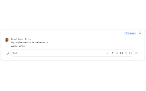 Google Chat My Favorites screenshot 1