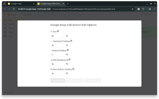 Google Keep - Full Screen Edit screenshot 1