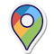 Google Maps select and search logo