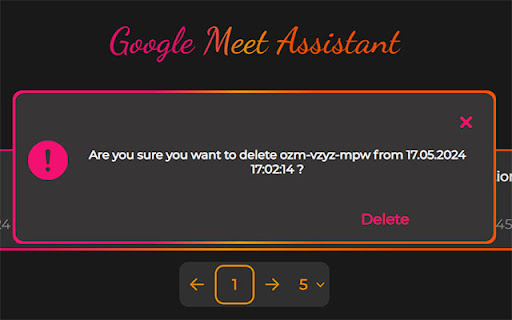 Google Meet Assistant screenshot 1