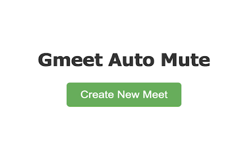 Google Meet Auto Mute screenshot 1
