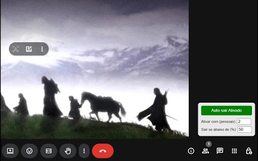 Google Meet Auto Quitting screenshot 1