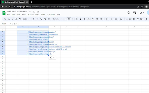 Google scraper screenshot 1