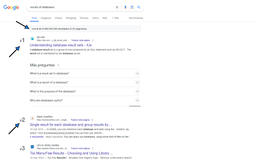 Google SERP Position screenshot 1